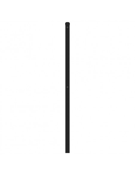 Testiera in Metallo Nero 180 cm