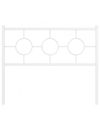 Testiera in Metallo Bianco 107 cm