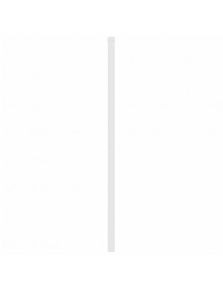 Testiera in Metallo Bianco 135 cm