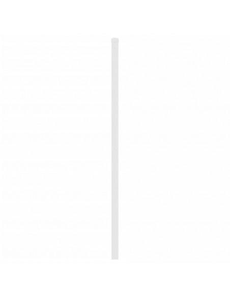 Testiera in Metallo Bianco 200 cm
