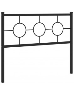 Testiera in Metallo Nero 107 cm 2