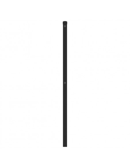 Testiera in Metallo Nero 107 cm