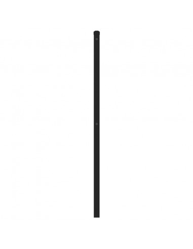 Testiera in Metallo Nero 160 cm