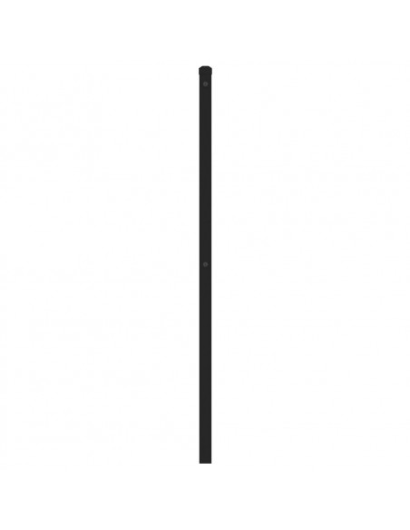 Testiera in Metallo Nero 160 cm