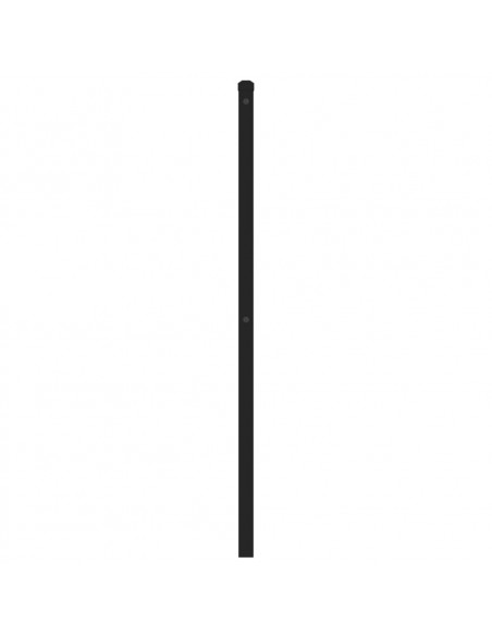 Testiera in Metallo Nero 193 cm