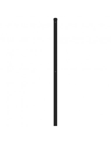 Testiera in Metallo Nero 135 cm