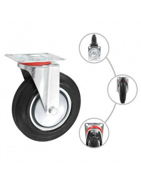 Ruote Girevoli 8 pz 200 mm
