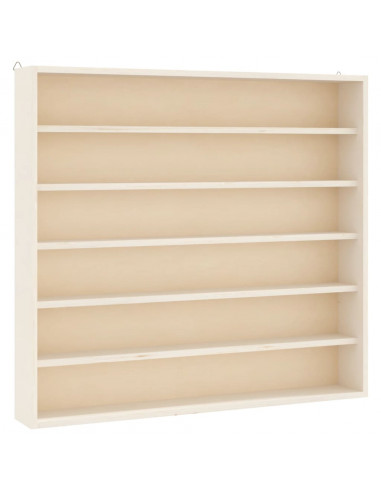 Mobili con Vetrina Parete con 6 Ripiani 60x8,5x55 cm