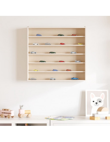 Mobili con Vetrina Parete con 6 Ripiani 60x8,5x55 cm