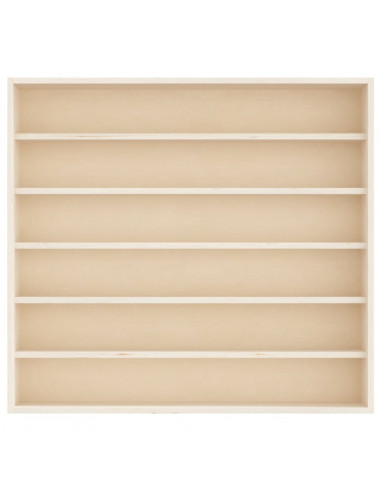 Mobili con Vetrina Parete con 6 Ripiani 60x8,5x55 cm