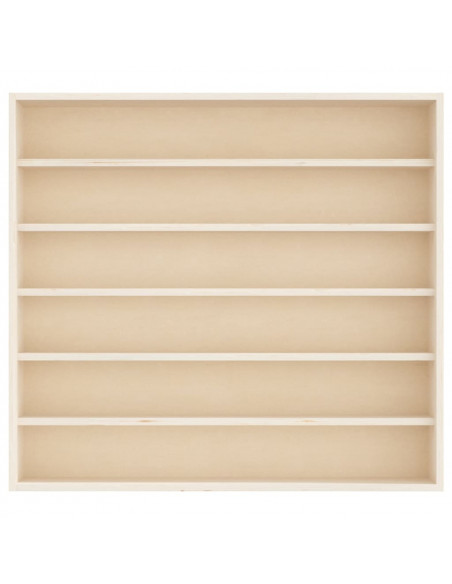 Mobili con Vetrina Parete con 6 Ripiani 60x8,5x55 cm