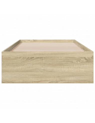 Giroletto Cassetti Rovere Sonoma 100x200 cm Legno Multistrato