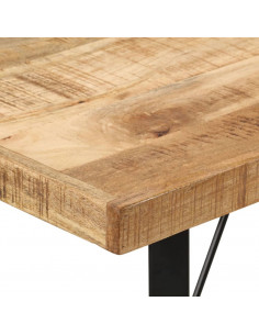 Tavolino da Bar 110x55x107 cm Legno Massello di Mango e Ferro