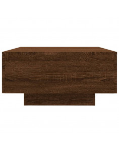 Tavolino Salotto Rovere Marrone 90x60x31 cm Legno Multistrato