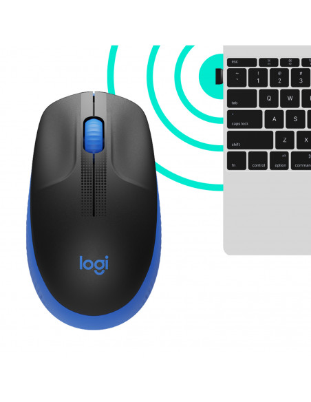 Logitech M190 mouse Ufficio Ambidestro RF Wireless Ottico 1000 DPI