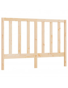 Testiera per Letto 166x4x100 cm in Legno Massello di Pino 2