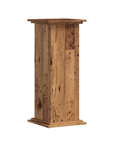 Supporto per Piante Legno Vecchio 33x33x80 cm Legno Multistrato