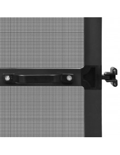 Zanzariera con Cardini per Porte Antracite 120x240 cm