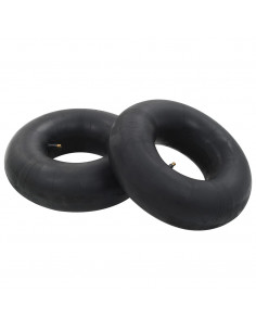 Camere d'Aria per Carriola 2 pz 15x6.00-6 Gomma 2