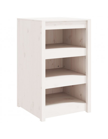 Mobili da Cucina da Esterno 2 pz Bianchi Legno Massello di Pino