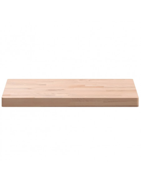 Piano Bagno 60x40x4 cm in Legno Massello di Faggio