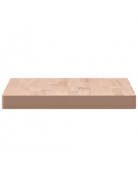 Piano Bagno 60x40x4 cm in Legno Massello di Faggio