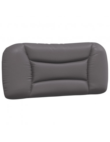 Giroletto con Luci LED Grigio 90x190 cm in Similpelle