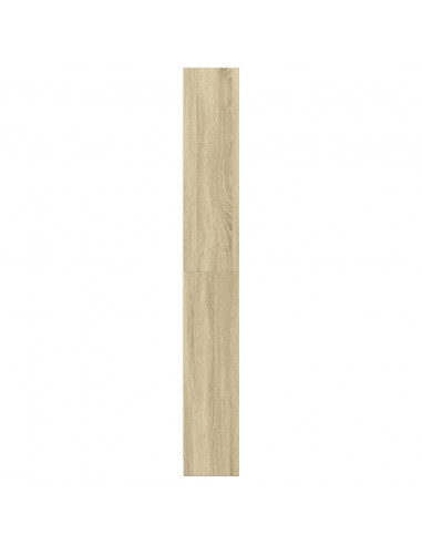 Libreria Rovere Sonoma 80x24x176 cm in Legno Multistrato