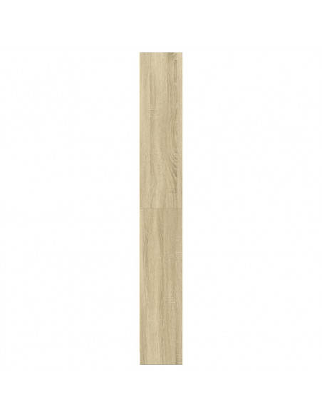 Libreria Rovere Sonoma 80x24x176 cm in Legno Multistrato