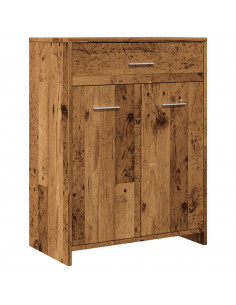 Mobile da Bagno Legno Antico 60x33x80 cm in Legno Multistrato 2