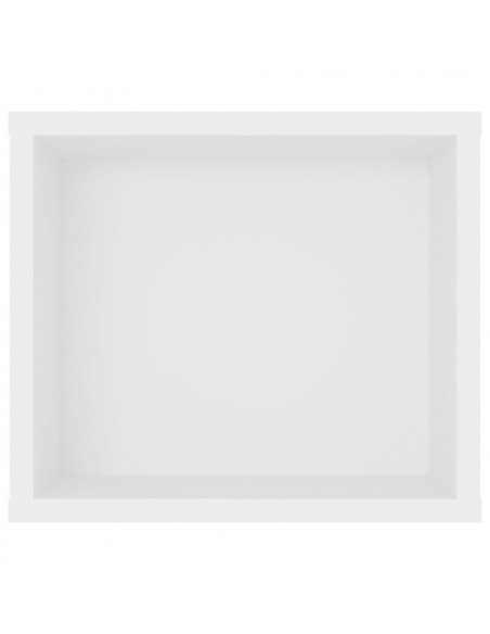 Mobile Porta TV Sospeso Bianco 100x30x26,5 cm Legno Multistrato