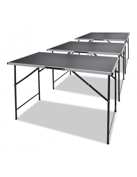 Tavoli da Lavoro Set 3 pz Pieghevoli