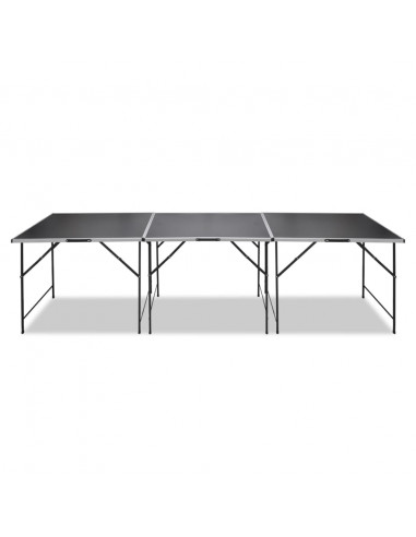 Tavoli da Lavoro Set 3 pz Pieghevoli