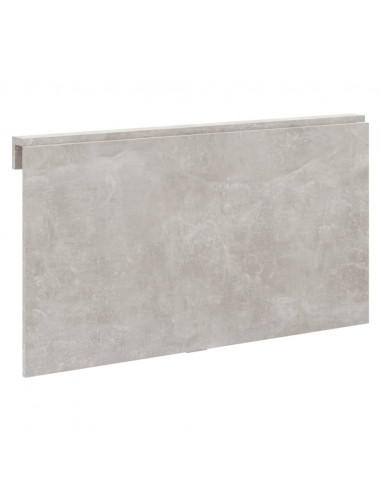 Tavolino Muro Pieghevole Grigio Cemento 100x60x56cm Multistrato