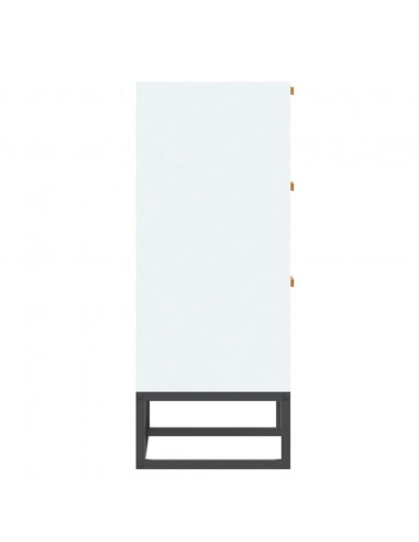 Credenza Bianca 60x30x75 cm in Legno Multistrato