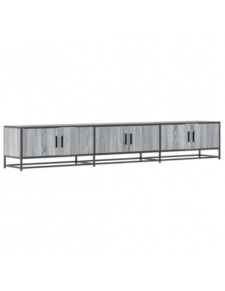 Mobile TV Grigio Sonoma 240x35x41 cm in Legno Multistrato