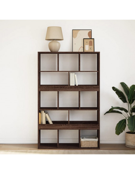 Libreria Rovere Marrone 100x33x156,5 cm in Truciolato