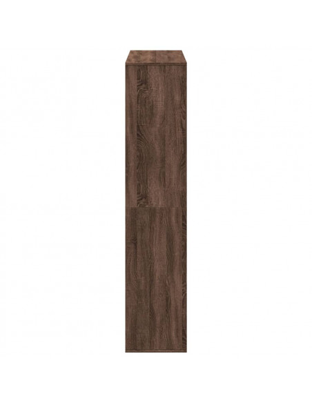 Libreria Rovere Marrone 100x33x156,5 cm in Truciolato