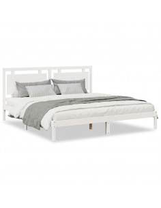 Giroletto Extra Lungo senza Materasso Bianco 180x210cm Massello 2