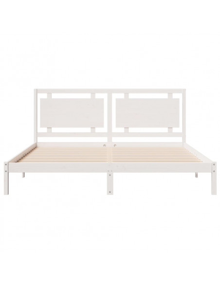 Giroletto Extra Lungo senza Materasso Bianco 180x210cm Massello