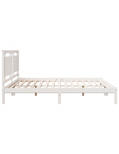 Giroletto Extra Lungo senza Materasso Bianco 180x210cm Massello