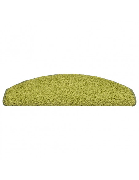 Tappetini per Scale 15 pz Verdi 65x21x4 cm