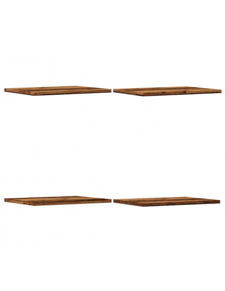 Ripiani per Libreria 4pz Legno 40x30x1,5cm in Legno Multistrato
