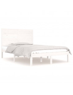 Giroletto Bianco in Legno Massello 135x190 cm Double 2