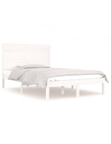 Giroletto Bianco in Legno Massello 135x190 cm Double