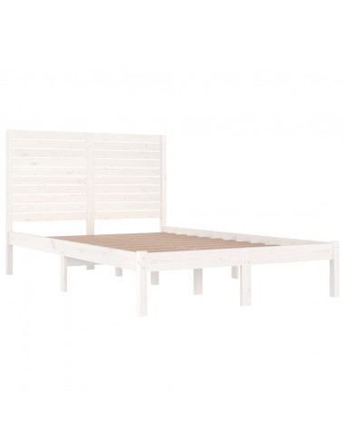 Giroletto Bianco in Legno Massello 135x190 cm Double