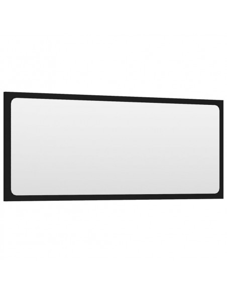 Set Mobili da Bagno Nero in Truciolato