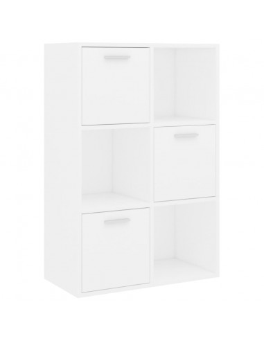 Armadietto Bianco 60x29,5x90 cm in Legno Ingegnerizzato