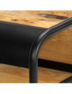 Tavolo Consolle 118x30x75 cm in Legno Massello di Mango 2