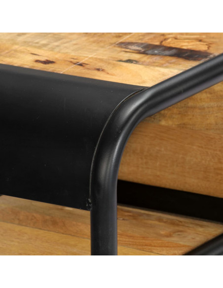 Tavolo Consolle 118x30x75 cm in Legno Massello di Mango
